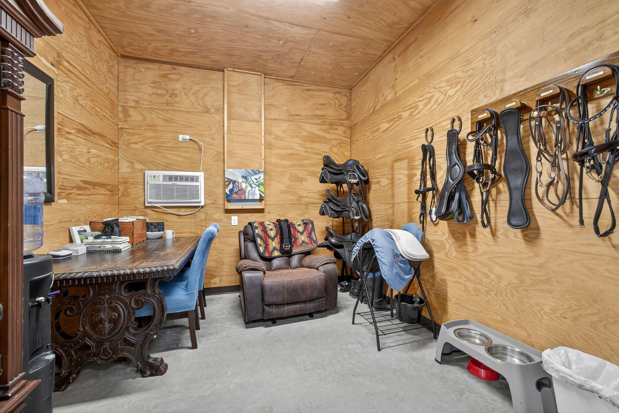 17218 Shetland Lane, Unit 2 STALLS Loxahatchee, FL 33470 - Photo 8 of 54 a view of a workspace with furniture and a window