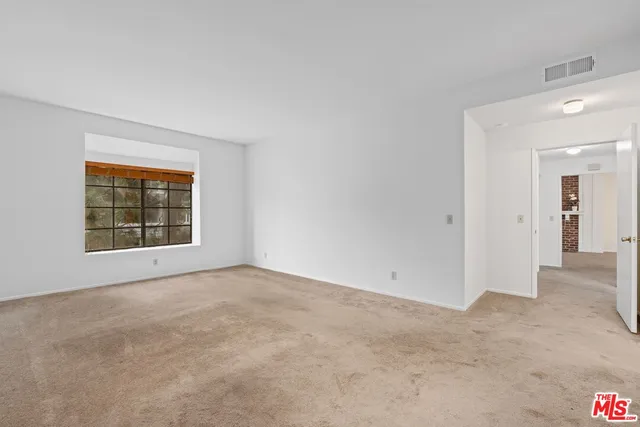 a view of a garden from a window