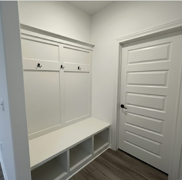 2725 Woodall Drive, Unit 204 Cedar Park, TX 78613 - Photo 3 of 14 Mudroom featuring dark wood-style floors