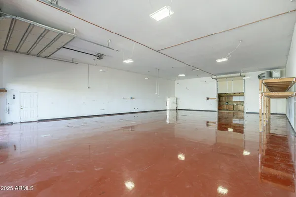 a view of a room with an empty room