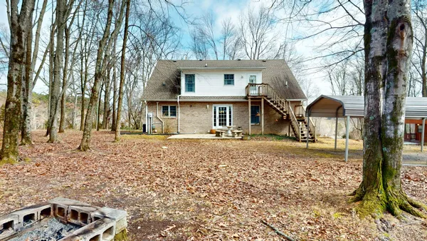 a view of a room with cabinets