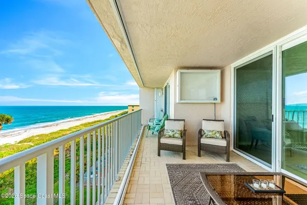 a view of balcony and patio