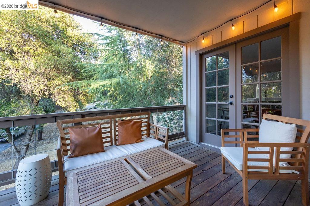 19266 Ferretti Road Groveland, CA 95321 - Photo 21 of 50 Wooden deck featuring french doors and an outdoor living space