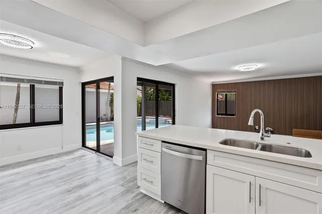 a view of a backyard with a small cabin