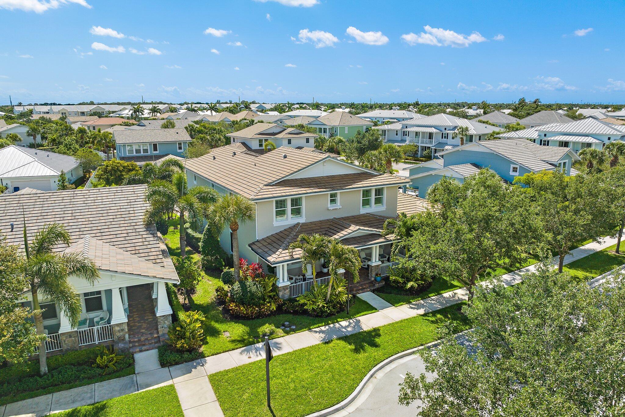 2835 East Mallory Boulevard Jupiter, FL 33458 - Photo 47 of 51 an aerial view of multiple house