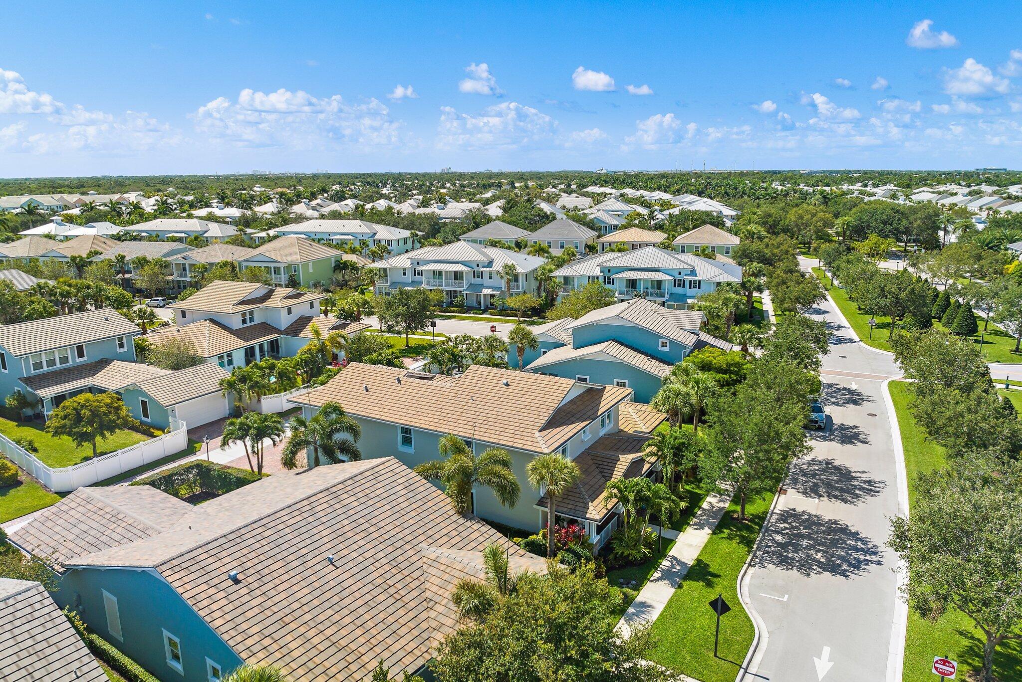 2835 East Mallory Boulevard Jupiter, FL 33458 - Photo 48 of 51 an aerial view of a house