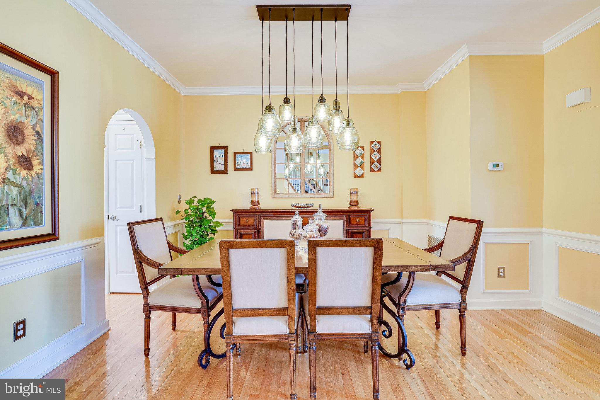 127 Roland Court Southwest Vienna, VA 22180 - Photo 5 of 67 Dining Room with Chair Rail and Wainscoting