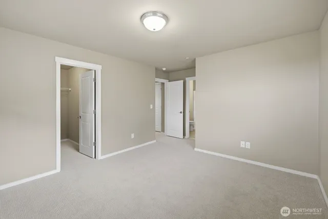 a view of a room with empty racks