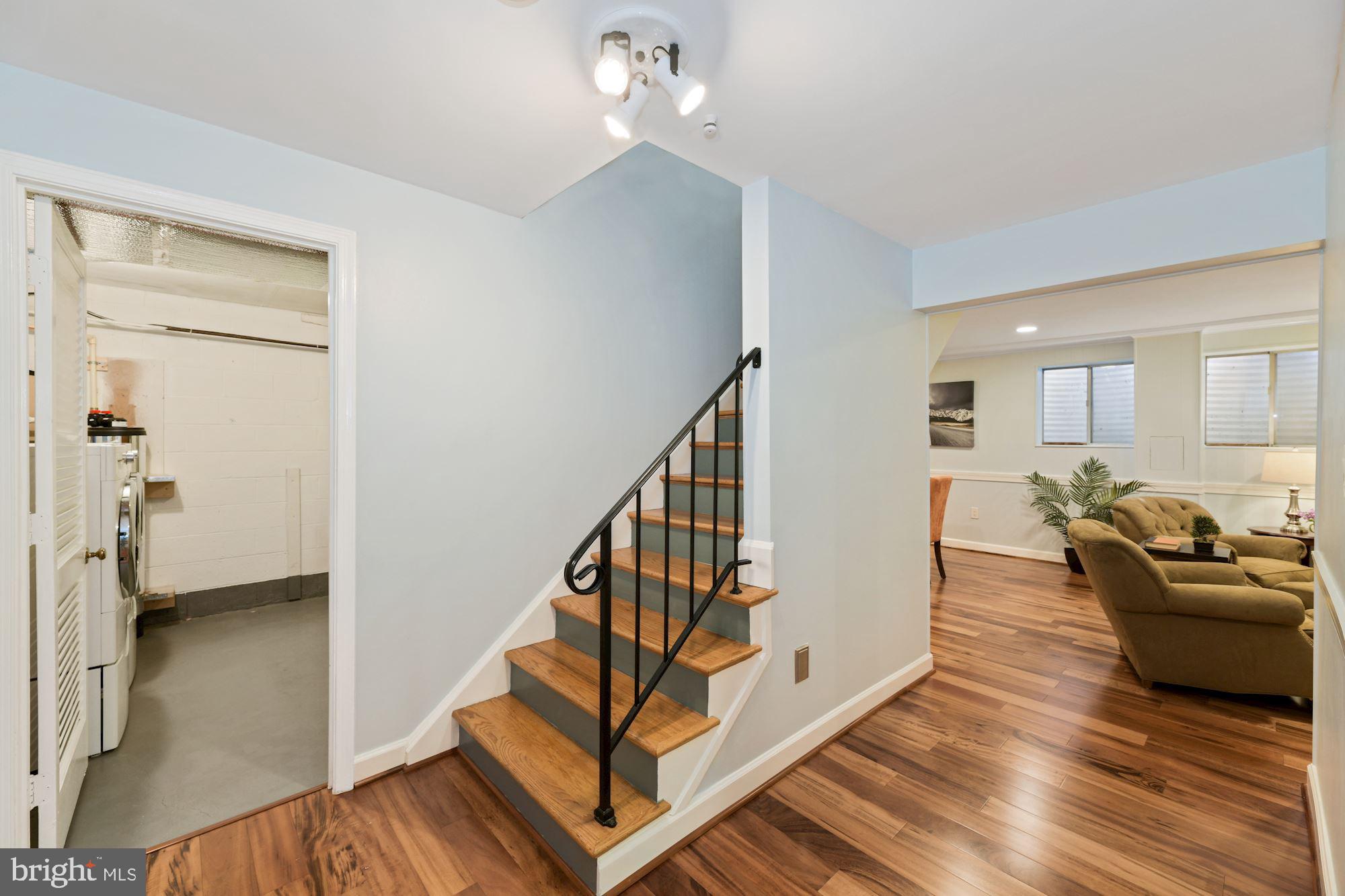 8427 Forrester Boulevard Springfield, VA 22152 - Photo 27 of 49 Lower level with exotic hardwood flooring