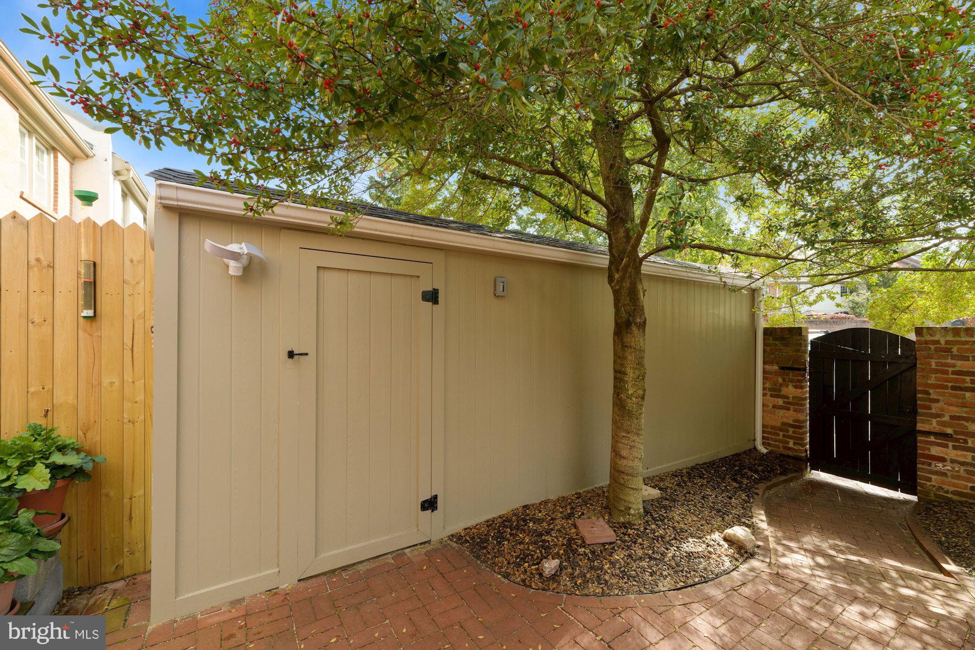 8427 Forrester Boulevard Springfield, VA 22152 - Photo 37 of 49 Rebuilt storage shed w/ power outlet availability