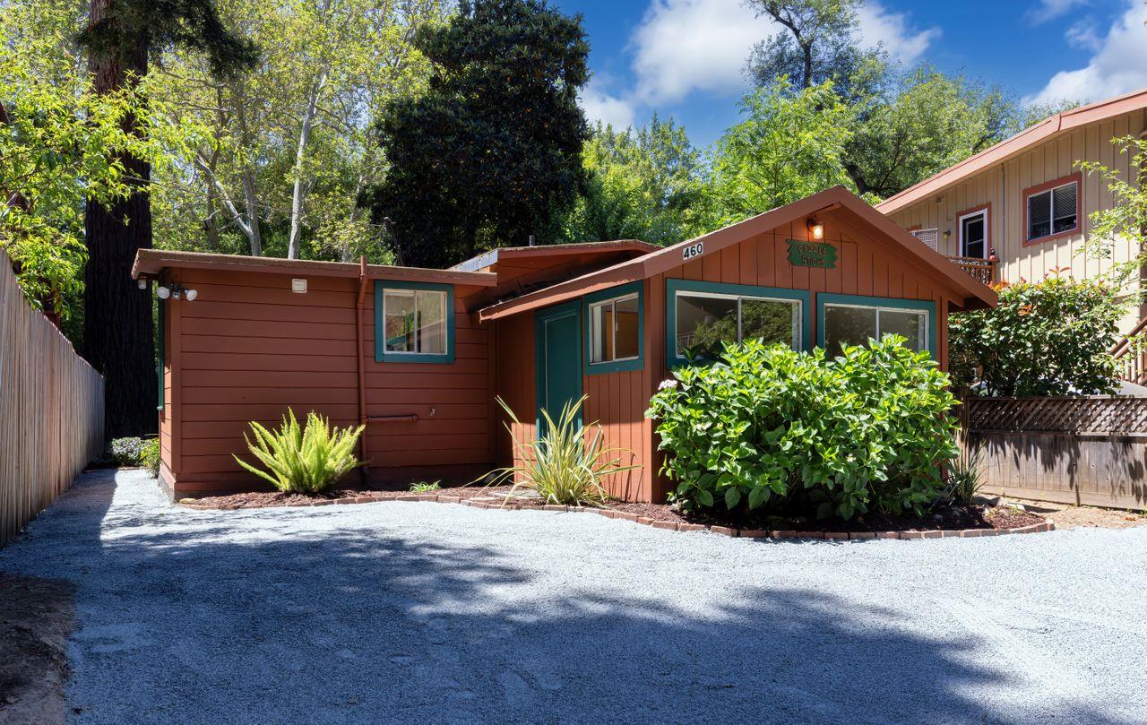 460 River Road Felton, CA 95018 - Photo 1 of 1 a front view of a house with garden