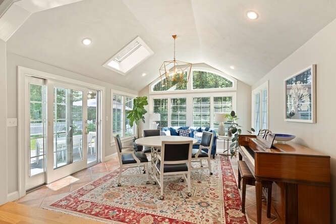 51 Fox Run Road Sudbury, MA 01776 - Photo 15 of 37 a view of a dining room with furniture window and outside view