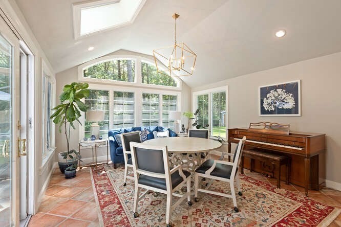 51 Fox Run Road Sudbury, MA 01776 - Photo 16 of 37 a view of a dining room with furniture window and outside view