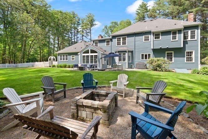 51 Fox Run Road Sudbury, MA 01776 - Photo 37 of 37 a front view of a house with garden