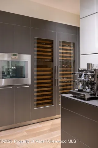 a view of kitchen and sink