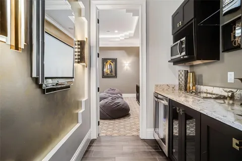 a room with furniture and window