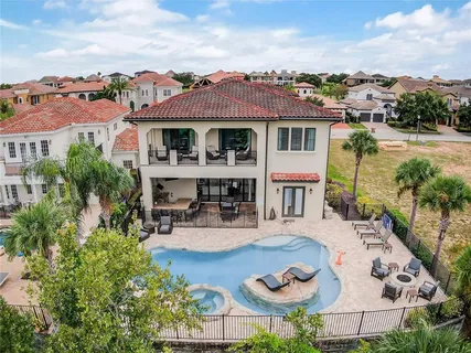a outdoor space with lots of furniture and couch
