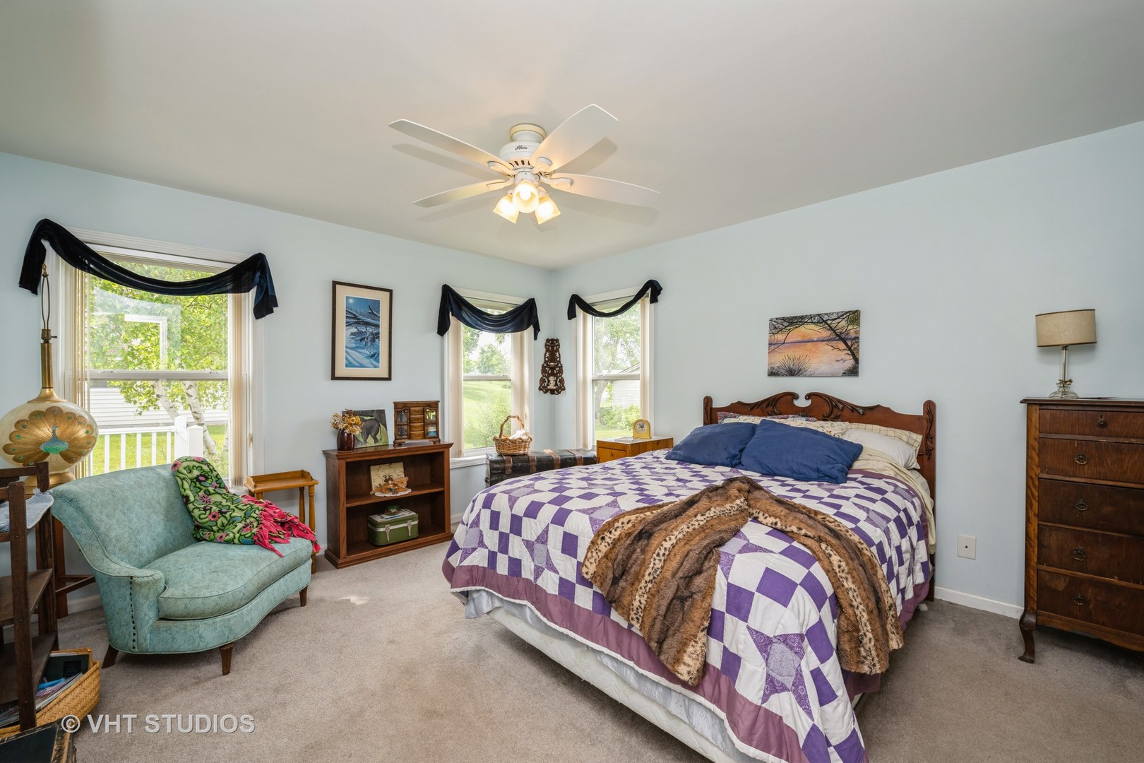 1016 Castleton Court Grayslake, IL 60030 - Photo 5 of 13 a bedroom with a bed couch and window