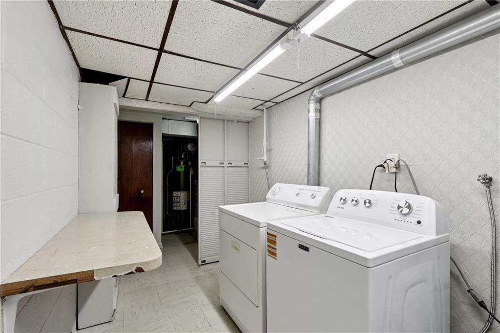 5374 Hardt Road Gibsonia, PA 15044 - Photo 30 of 49 a utility room with dryer and washer