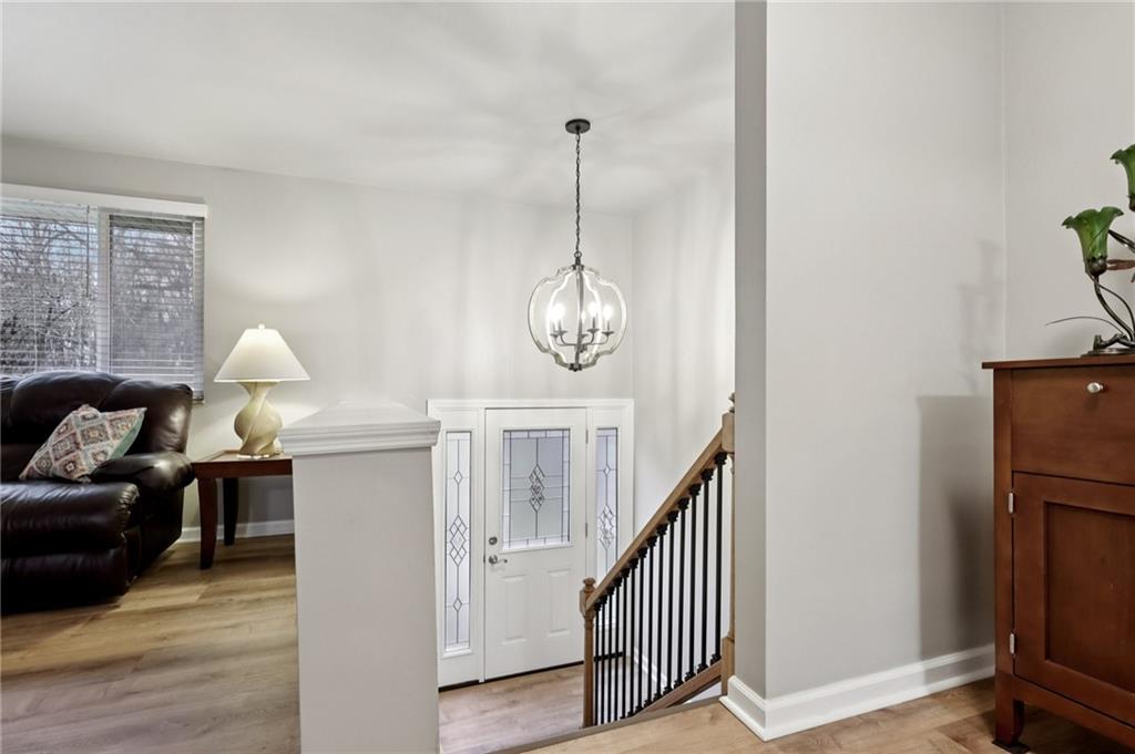 5374 Hardt Road Gibsonia, PA 15044 - Photo 3 of 49 a view of entryway and hall with wooden floor