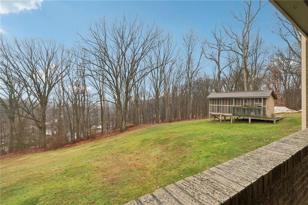 5374 Hardt Road Gibsonia, PA 15044 - Photo 39 of 49 a view of a backyard with wooden fence
