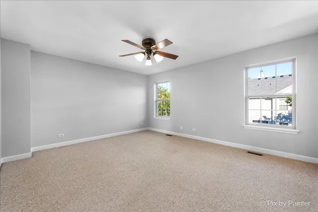 a view of an empty room