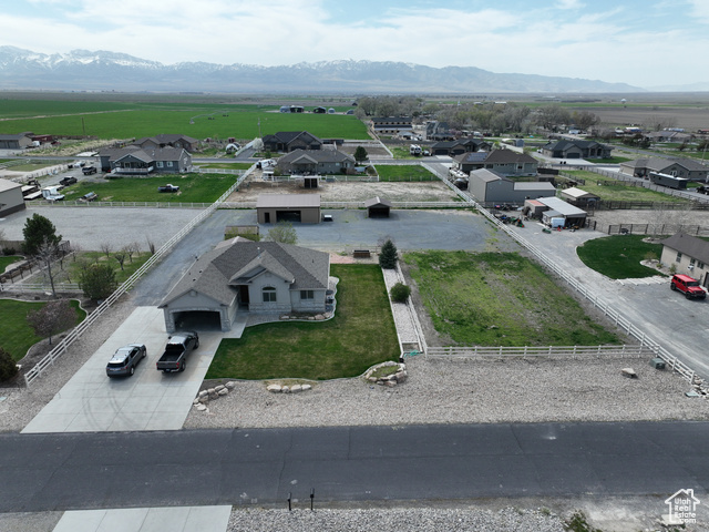 3923 Spiral Springs Road Erda, UT 84074 - Photo 1 of 1 Drone / aerial view with a mountain view