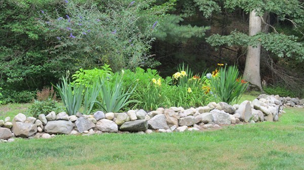 85 Brigantine Circle Norwell, MA 02061 - Photo 20 of 23 a garden with lots of trees and flowers
