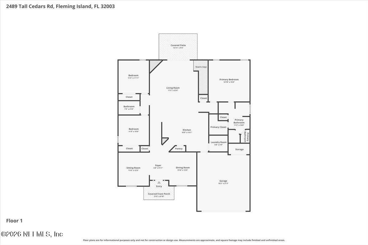 2489 Tall Cedars Road Fleming Island, FL 32003 - Photo 35 of 72 a picture of floor plan