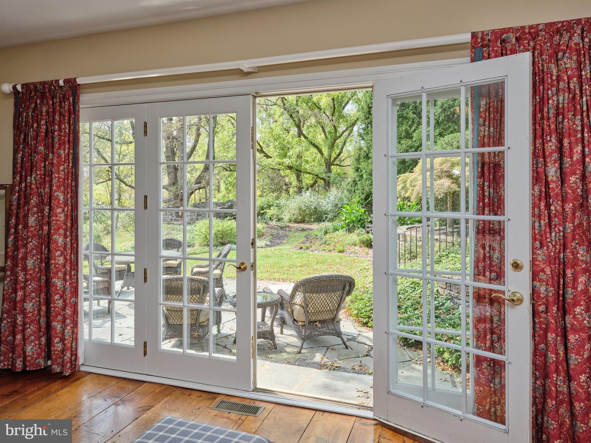 1789 Wrightstown Road Newtown, PA 18940 - Photo 21 of 95 French doors in the great room to the veranda