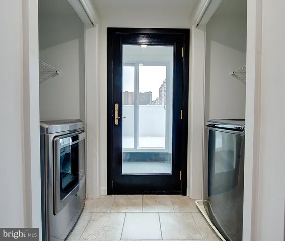 a view of front door