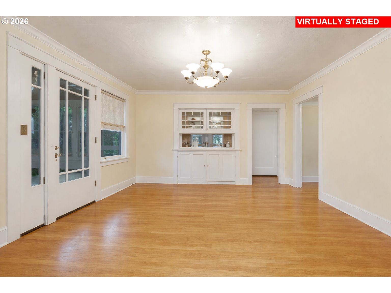 706 West B Street Rainier, OR 97048 - Photo 7 of 47 a view of an empty room with a window