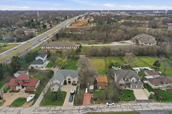 an aerial view of a