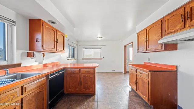 an aerial view of beach and ocean