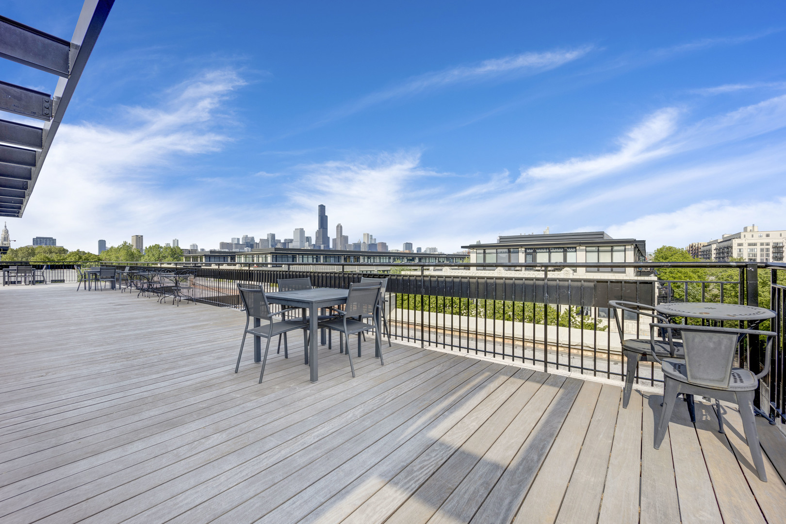 1111 West 15th Street, Unit 224 Chicago, IL 60608 - Photo 21 of 71 a view of a terrace with seating space