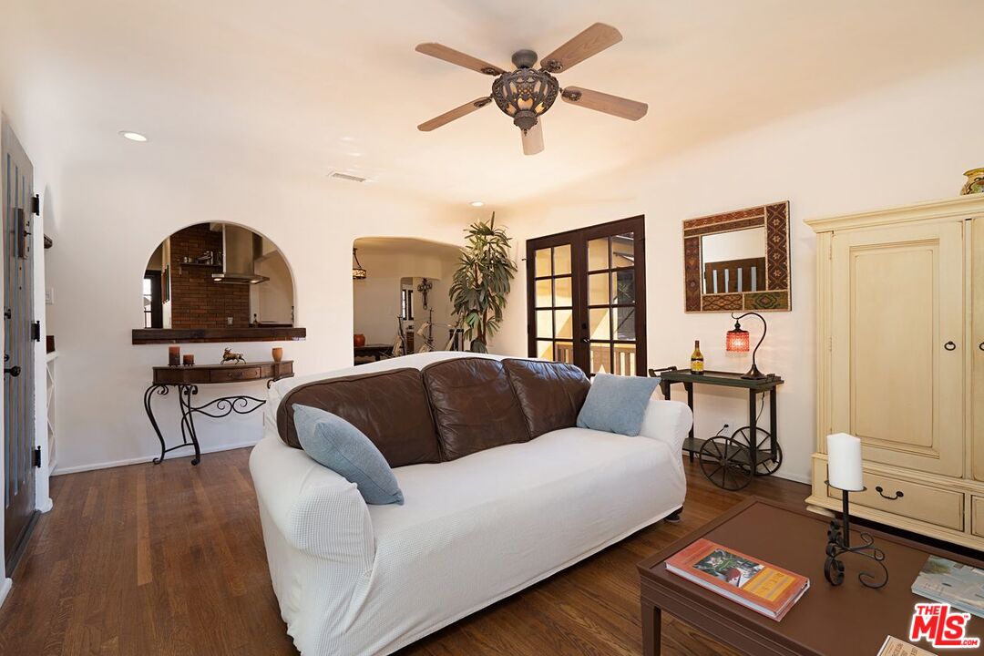 3932 Roderick Road Los Angeles, CA 90065 - Photo 11 of 43 a living room with furniture and a wooden floor