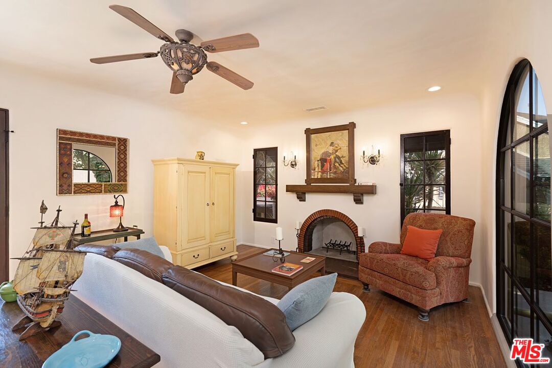 3932 Roderick Road Los Angeles, CA 90065 - Photo 8 of 43 a living room with furniture and a fireplace