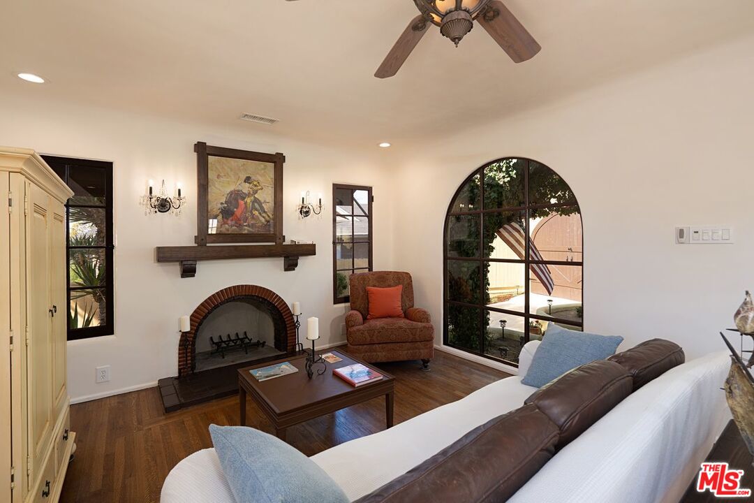 3932 Roderick Road Los Angeles, CA 90065 - Photo 9 of 43 a living room with furniture and a fireplace