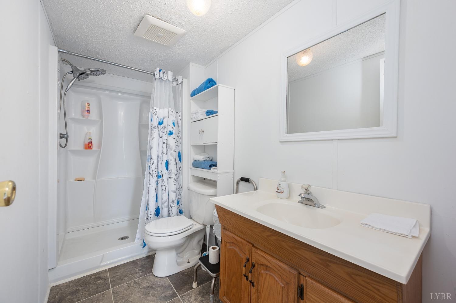 1105 Veteran Road Vinton, VA 24179 - Photo 18 of 37 a bathroom with a sink toilet and shower