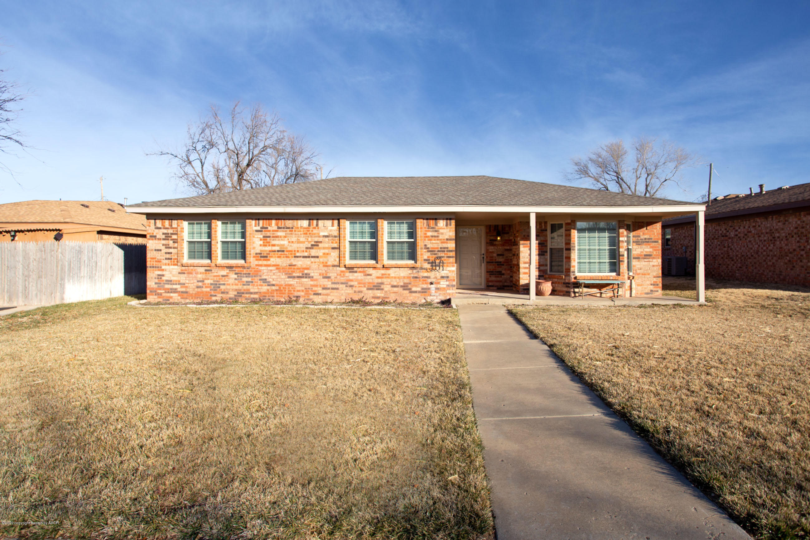 front view of a house