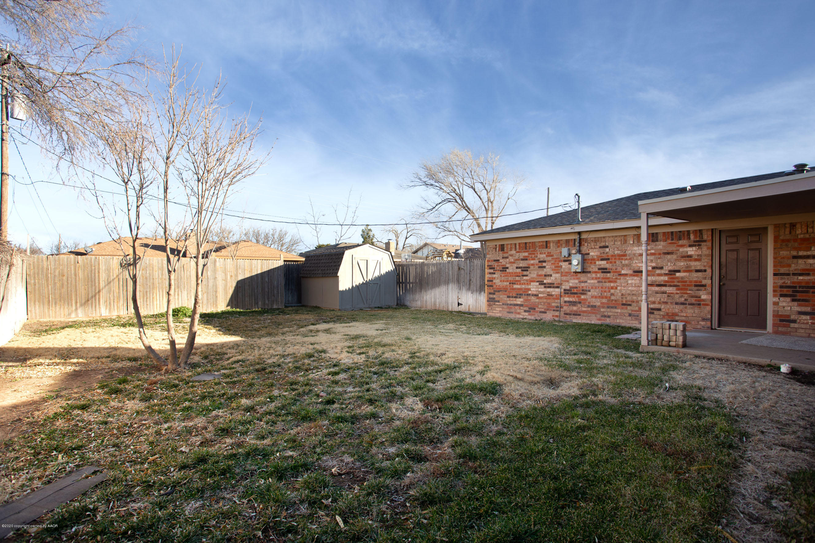 5104 Pin Oak Drive Amarillo, TX 79110 - Photo 20 of 20 a view of a backyard