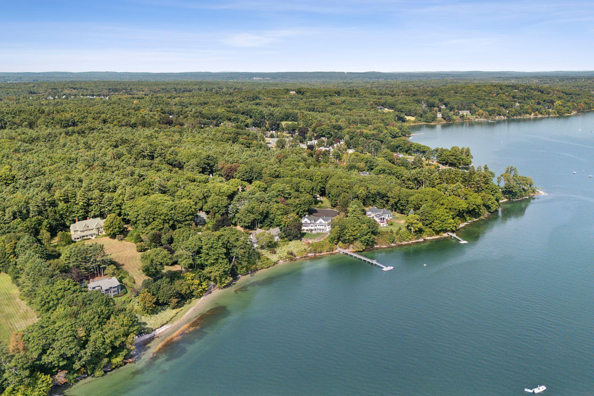3 Russell Road Cumberland Foreside, ME 04110 - Photo 9 of 14 Drone Exterior