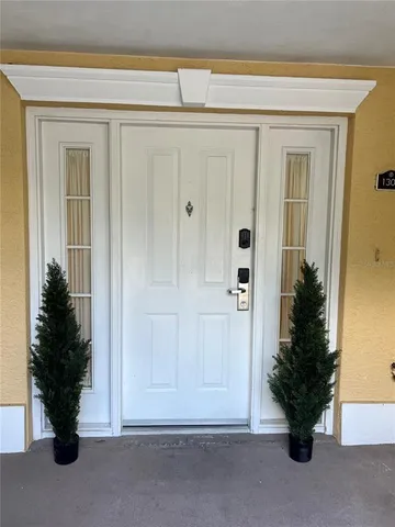 a view of a entryway door