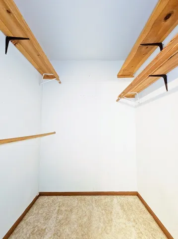 a view of small space with an entryway