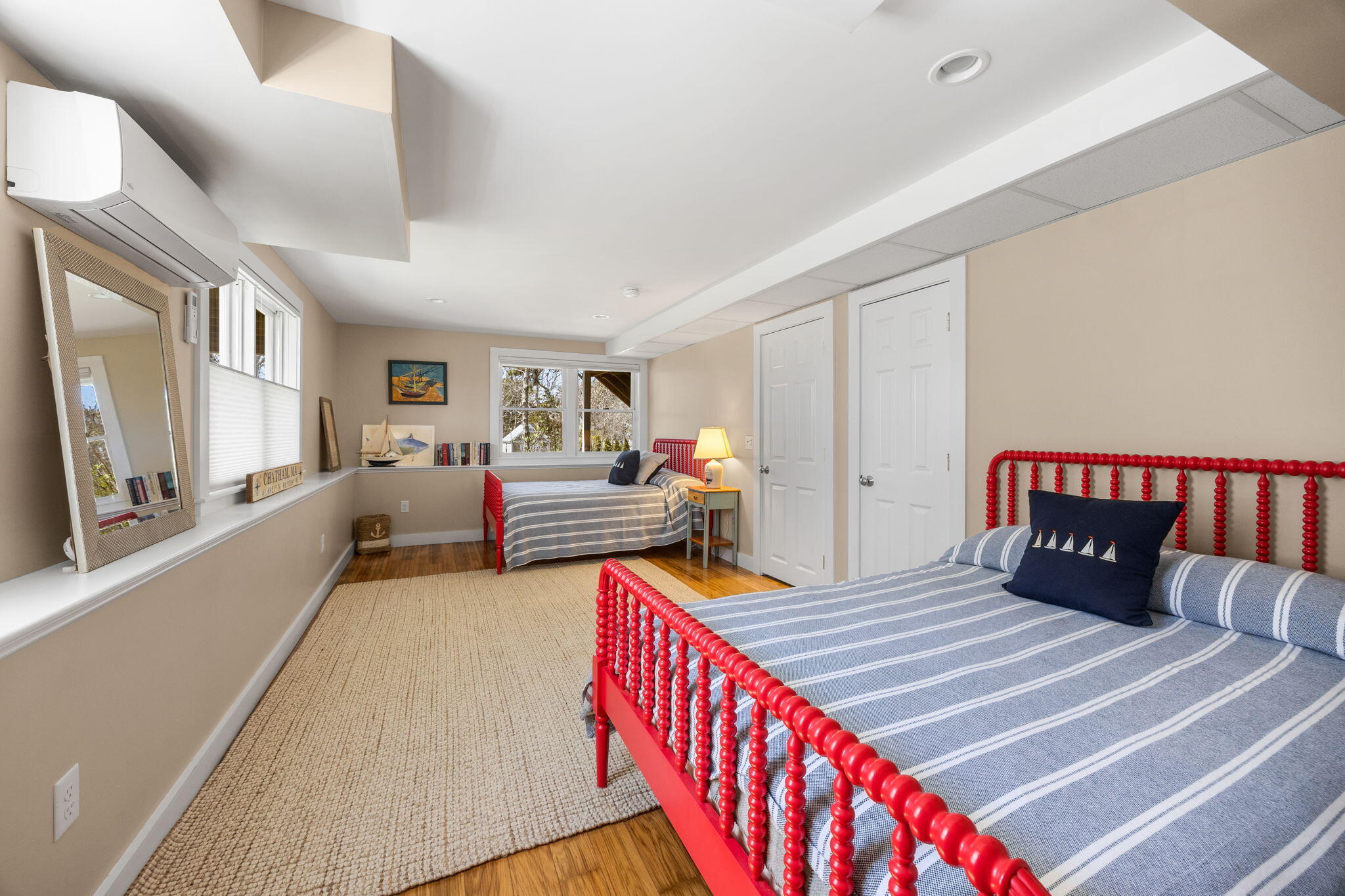 58 Stepping Stones Road Chatham, MA 02633 - Photo 34 of 52 a bedroom with furniture and a flat screen tv
