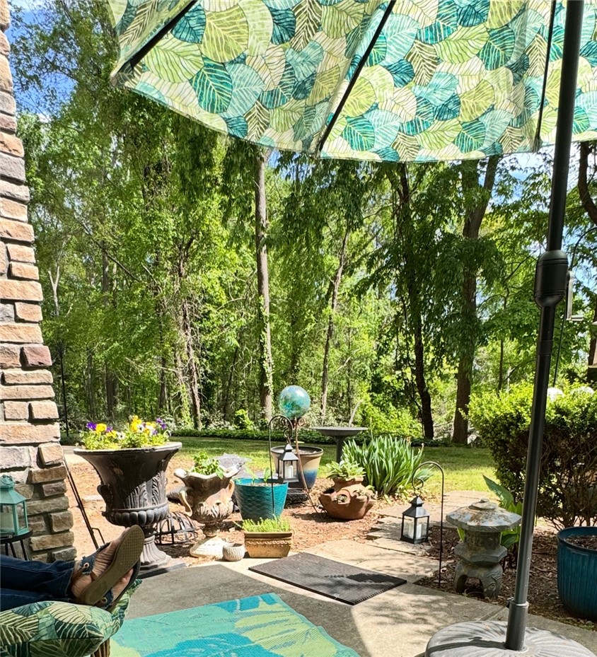 102 Lookover Drive Anderson, SC 29621 - Photo 25 of 27 This tranquil outdoor space offers a peaceful escape, perfect for relaxation and enjoying nature.