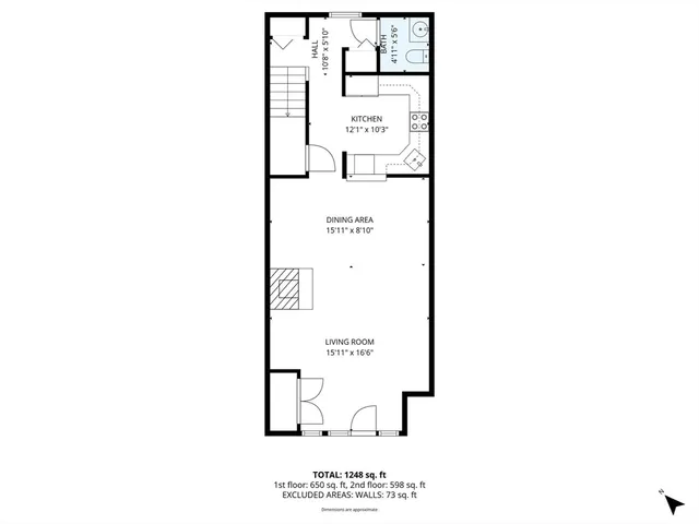 a picture of a floor plan