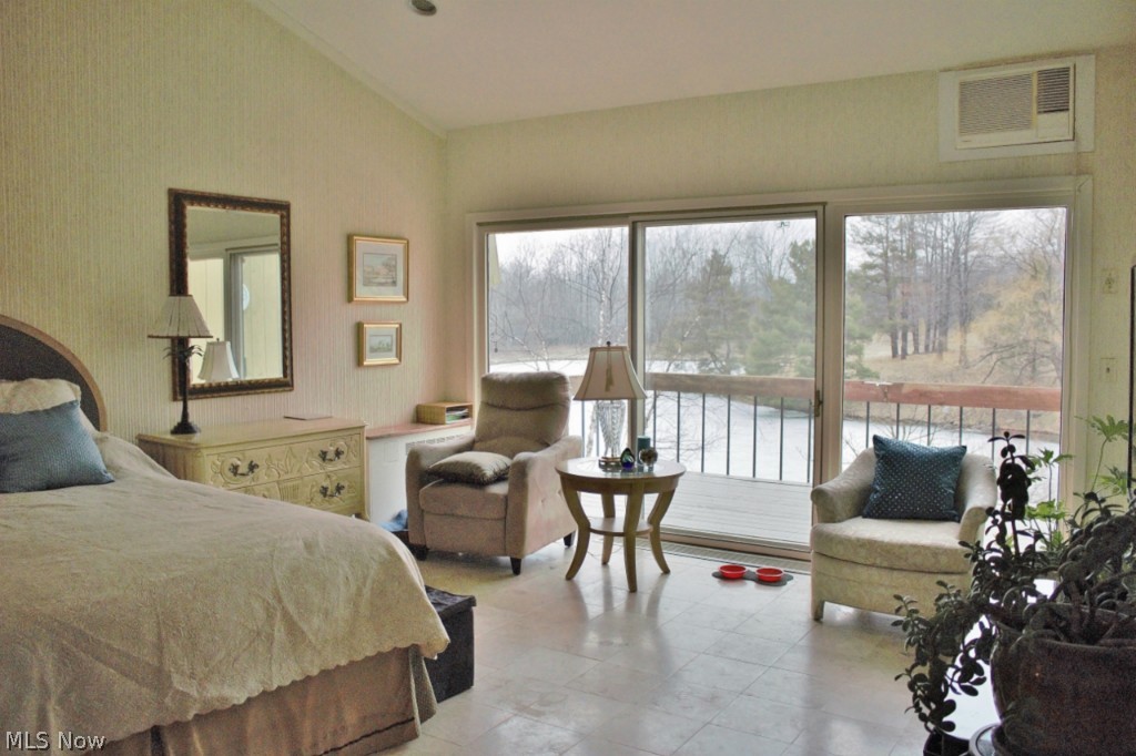10100 Sherman Road Chardon, OH 44024 - Photo 11 of 25 First Floor Master Suite with vaulted ceiling and private Deck. Includes walk in closet, make up room, Exercise Room, and full bath.