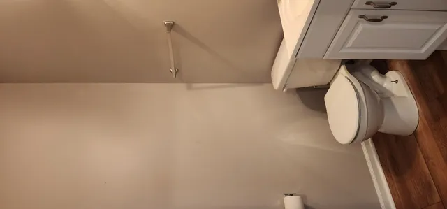 a view of hallway with stairs