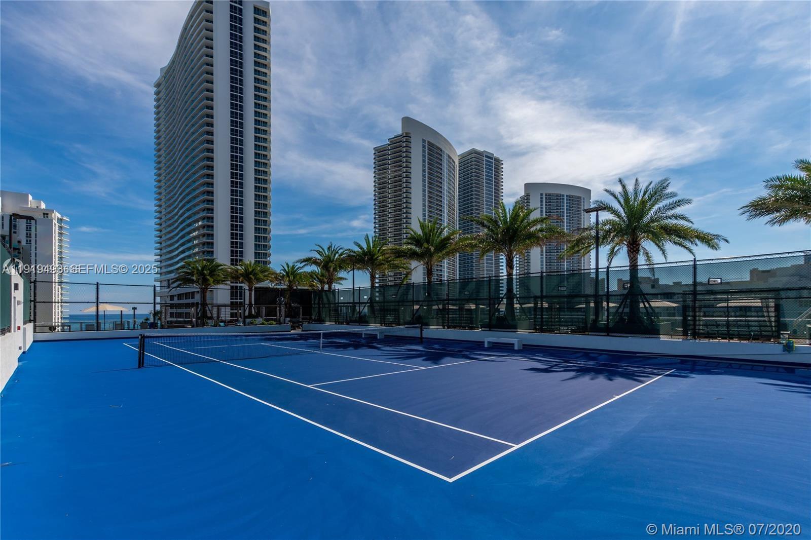 4010 South Ocean Drive, Unit R2904 Hollywood, FL 33019 - Photo 27 of 32 a view of a tennis court